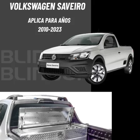 Caja Herrmientas Saveiro 2010 - 2024 C/laterales Fijos Cab/s - Image 3