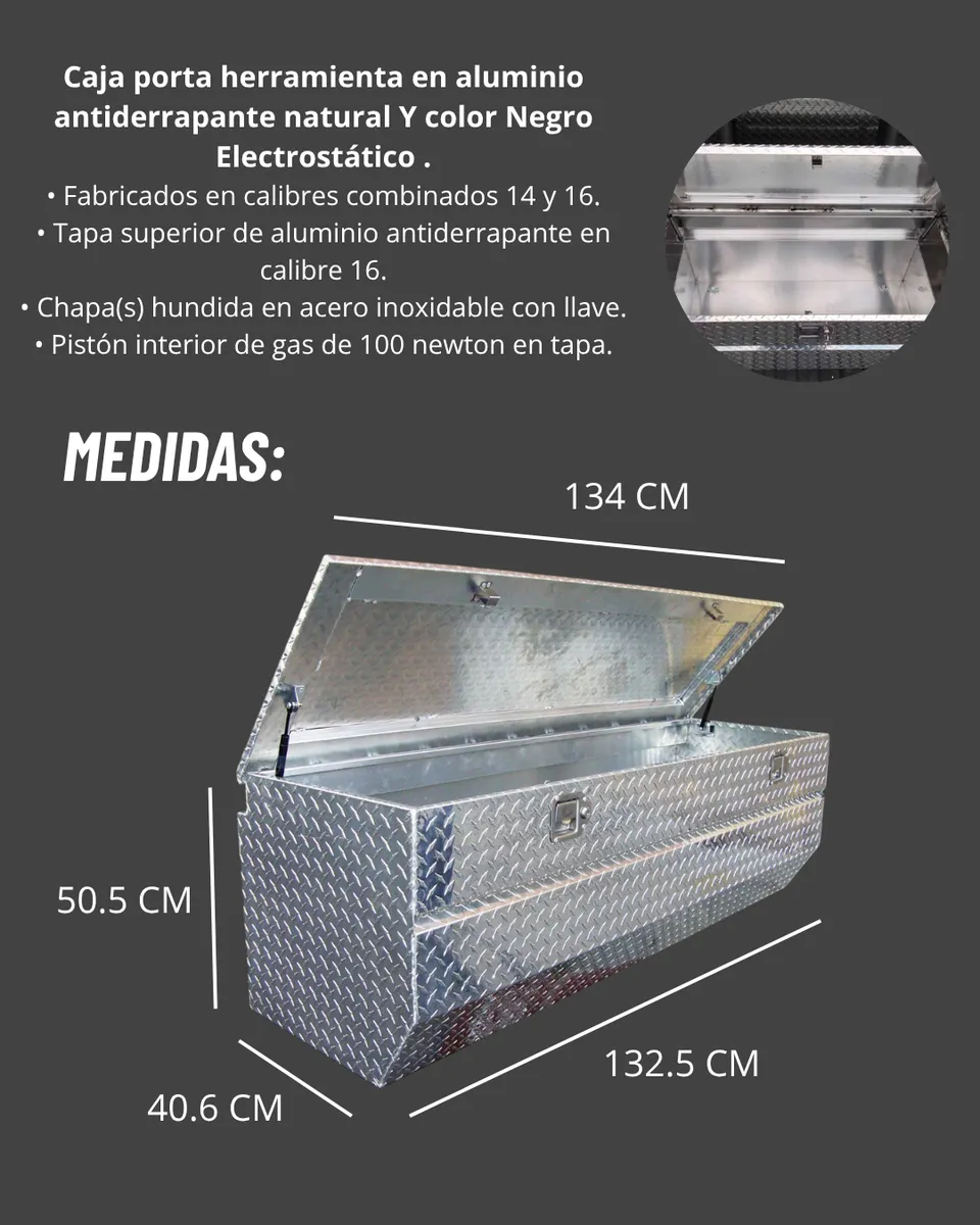Caja De Herrmientas Tipo Baul Toyota Hilux 2005-2024 - Image 3