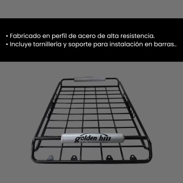 Canastilla Porta-equipaje Reforzada Golden Hill 110 X 172 Cm