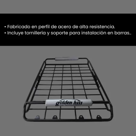 Canastilla Porta-equipaje Reforzada Golden Hill 110 X 172 Cm - Image 3