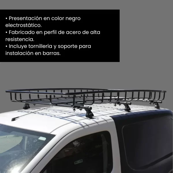 Canastilla Porta-equipaje Tubular Trainer Van 120 X 200 Cm