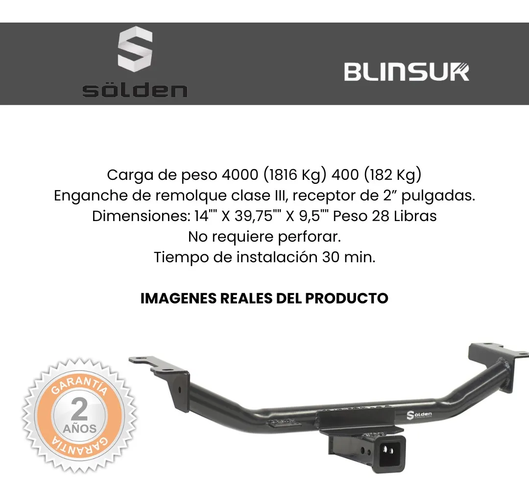 Tiron Jalon De Arrastre Para Acura Rdx 2013 - 2019 Solden - Image 3