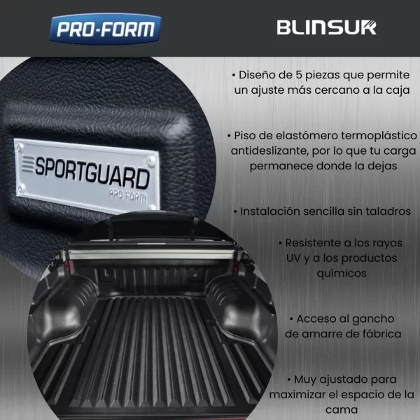 Bed Liner Sport Guard Ford Ranger 2013 - 2021 + Doble Cabina