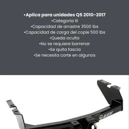 Tiron Jalon Arrastre Remolque Audi Q5 2010-2017 Alaska - Image 3