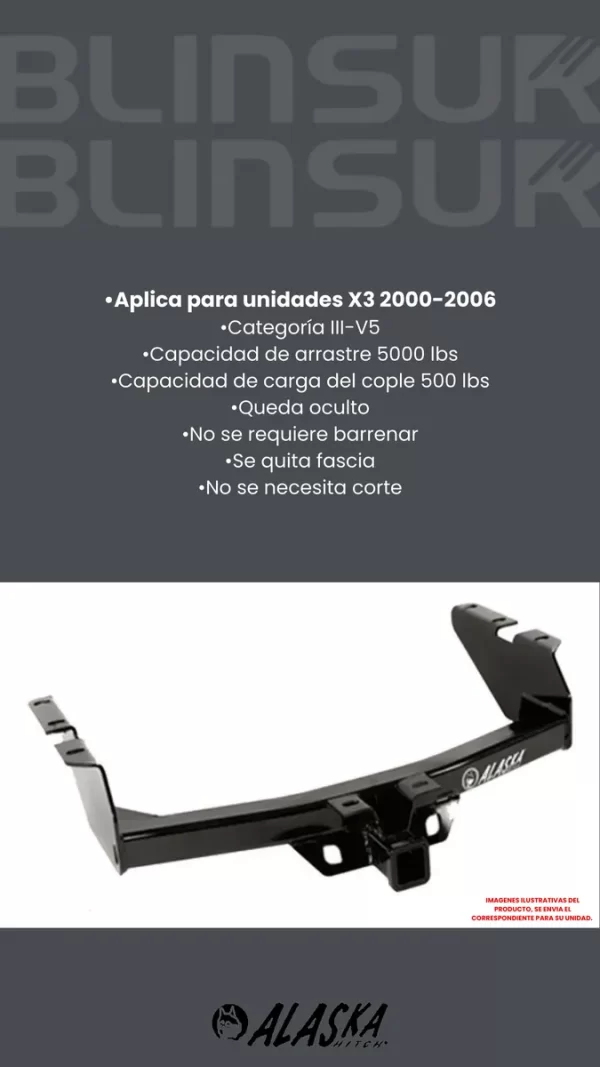 Tiron Jalon Arrastre Remolque Bmw X5 2000-2006 De Calidad