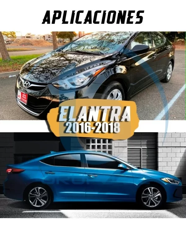 Tirón De Arrastre Jalon Hyundai Elantra 2016-2018 Negro