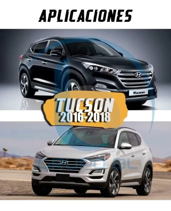 Tirón De Arrastre Jalon Hyundai Tucson 2016-2018 Negro