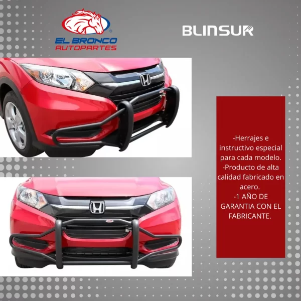 Burrera Bumper Delantero Para Honda Hrv 2020 - 2022