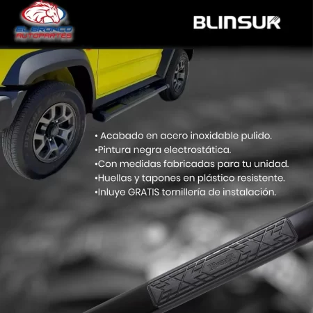 Estribos Nissan Estacas Np300 2024 Frontier Cabina Sencilla - Image 3