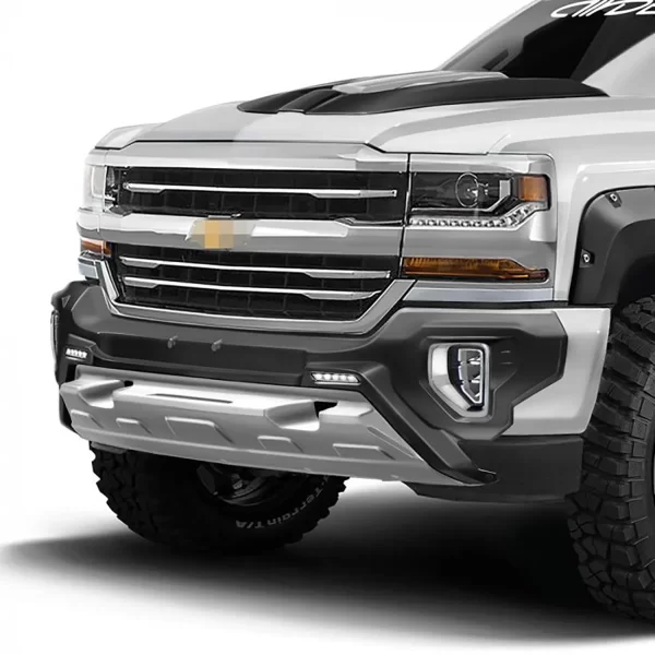 Bumper Delantero Con Led Airdesign Chevrolet Silverado 16-18