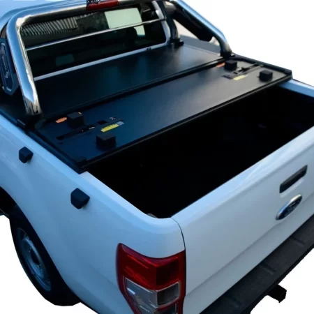 Tapa De Batea 3 Secciones Aluminio Ford Ranger 2013 2022 - Image 3