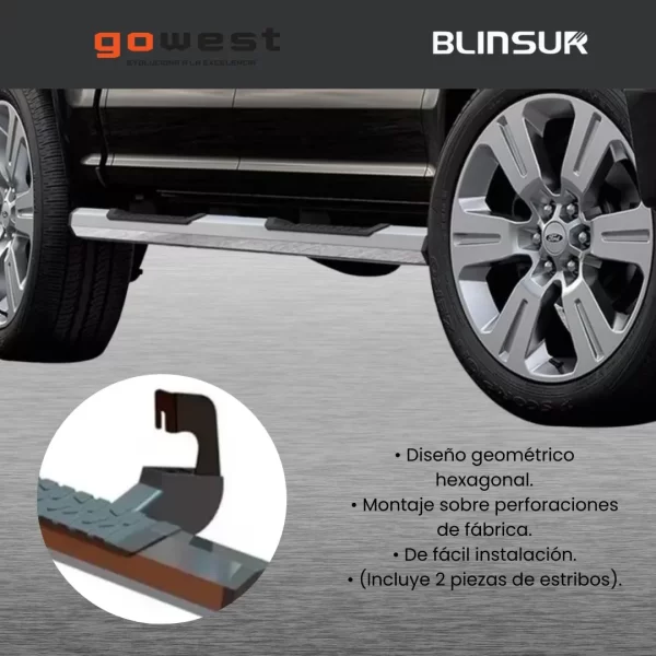 Estribos Serie 700 Cromados Jeep Jk 4 Puertas 2007 - 2018