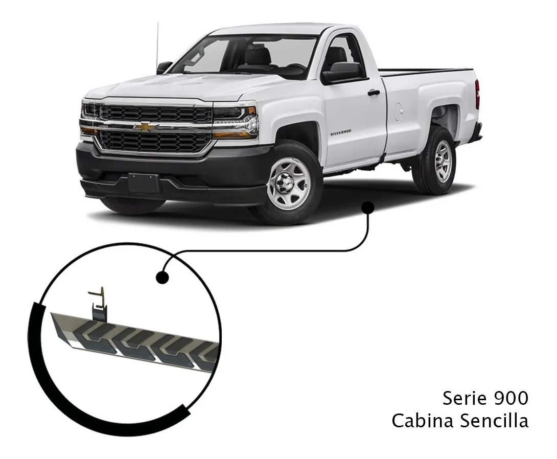 Estribo Serie 900 Cabina Sencilla Dodge Ram 1500 2009-2018 - Image 3