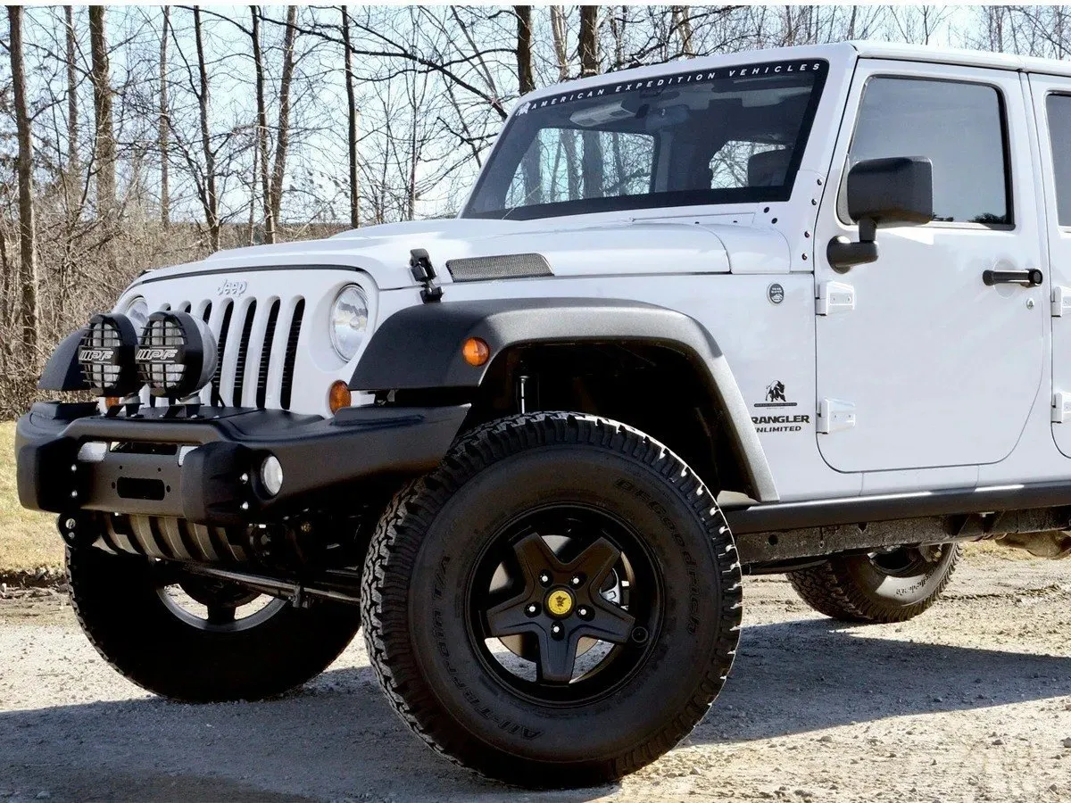 Defensa Delantera C/bullbar Jeep Jk 2007-2018 Con Base Winch - Image 3