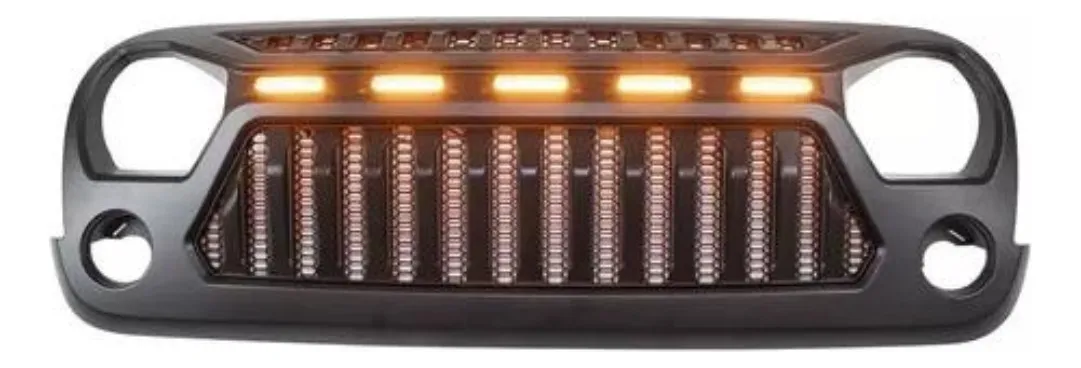 Parrilla Angry Enojado Con Led Jeep 2007-2018 Rejilla-barra - Image 3