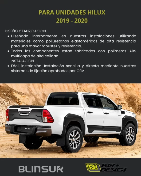 Kit Completo Toyota Hilux 2019-2020 Off Road