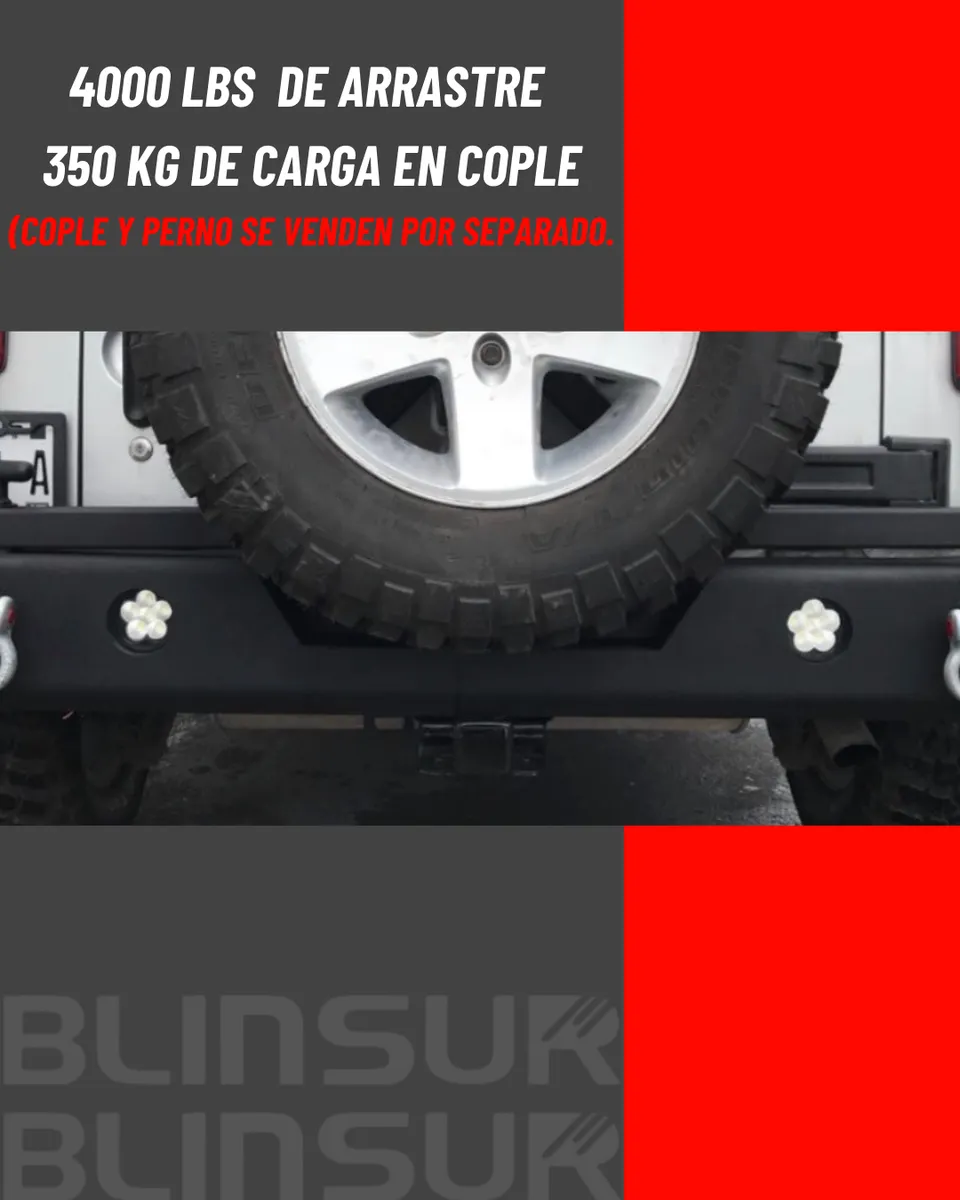 Tiron De Arrastre Compatible Con Jeep Jk 2007 - 2018 Bronx - Image 3