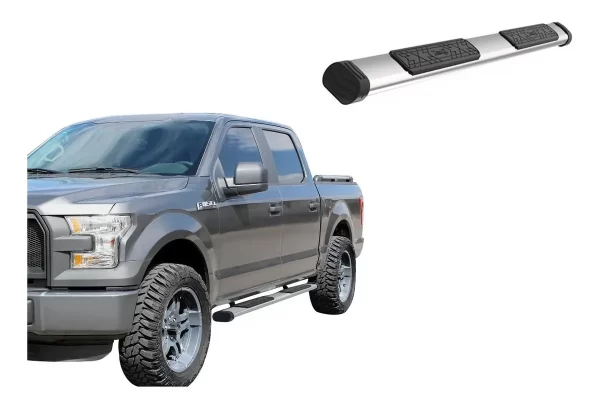 Estribos Bronx Toyota Tacoma Doble Cabina 2006 - 2022 Cromo