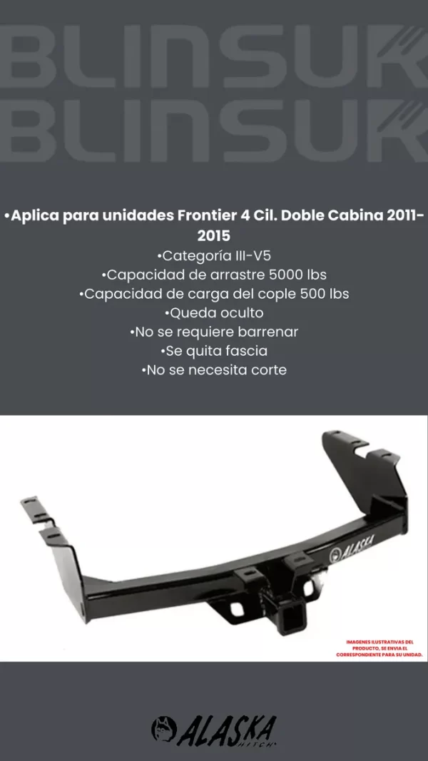 Tirón Jalón De Arrastre Nissan Frontier 4c Dob/cab 2011-2015