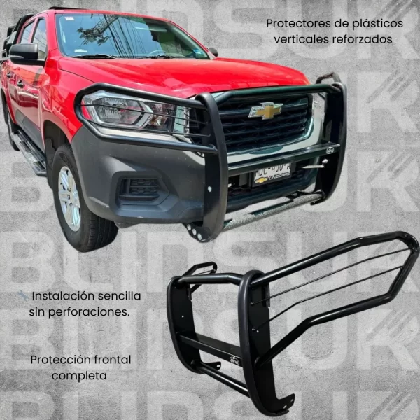 Burrera Defensa Cubre Faros Chevrolet S10 Max 2022 - 2025