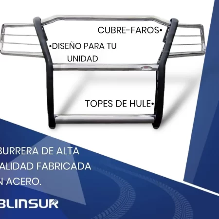Burrera Defensa Cubrefaros Cromada Silverado 3500 - Image 3
