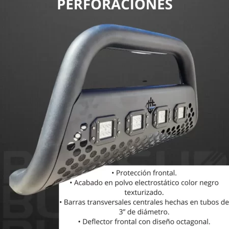 Combo Burrera Ultra Bar Toyota Hilux 2005 - 2015 + 4 Faros - Image 3