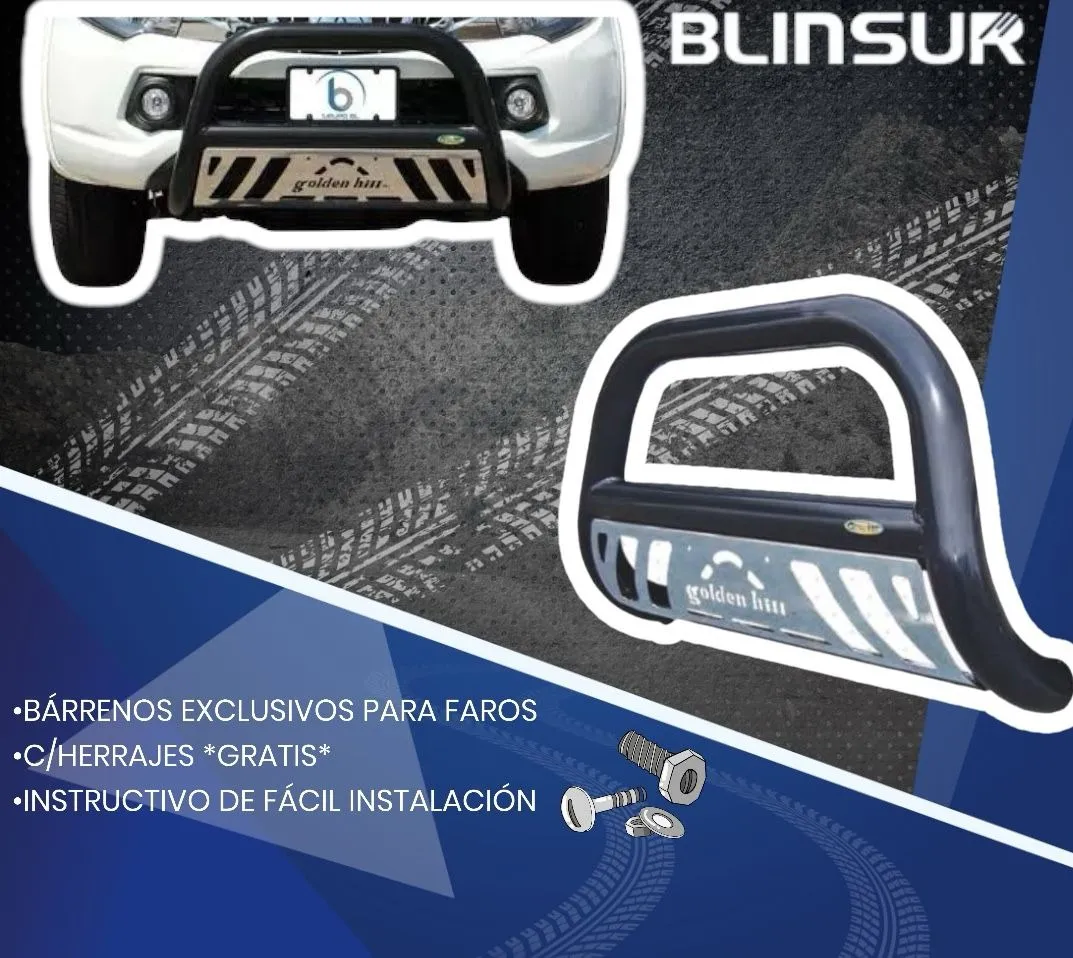 Tumbaburros L200 Diesel/gasolina 2020 - 2023 C/porta Placa - Image 3