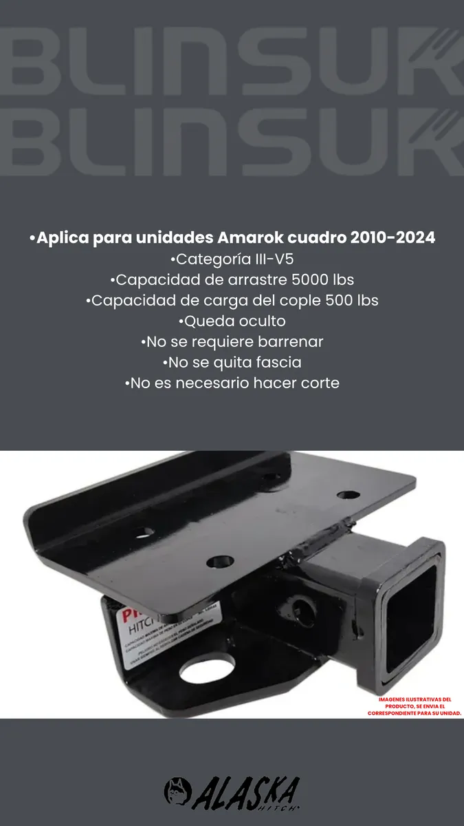 Tirón Jalón De Arrastre Volkswagen Amarok  Cuadro 2010-2019 - Image 3