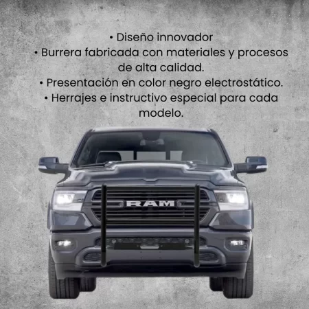 Centro De Burrera Defensa Compatible Con Toyota Tacoma 2025 - Image 3