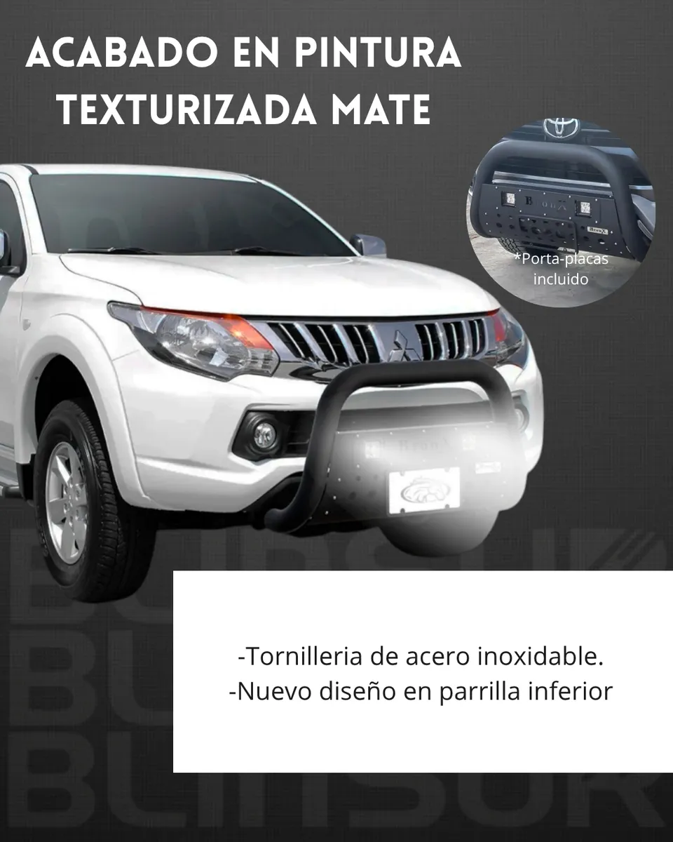 Burrera Black Para Chevrolet Colorado 2013 - 2015 + 2 Faros - Image 3