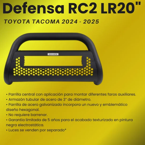 Burrera Defensa Rc2 Lr20  Para Tacoma 2024 - 2025 Realtruck