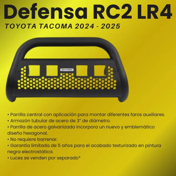 Burrera Defensa Rc2 Lr4 Para Tacoma 2024 Al 2025 Realtruck