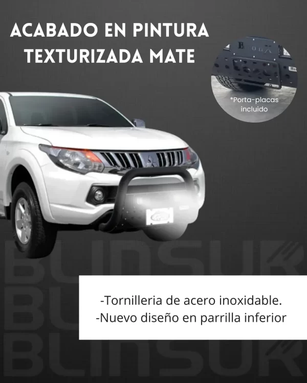 Kit Burrera Black Peugeot Landtrek 4action 2021-2023 + 2 Led