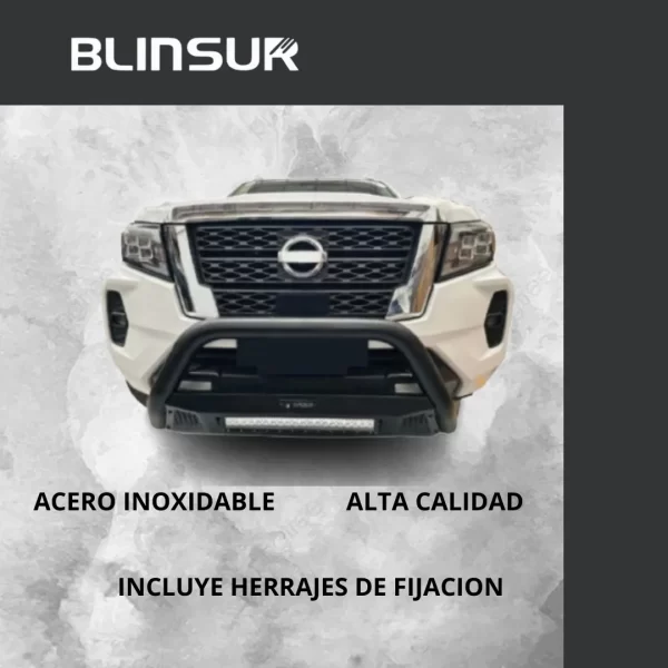 Burrera Tumbaburros Con Barra Led Hilux Recco 2021  2025