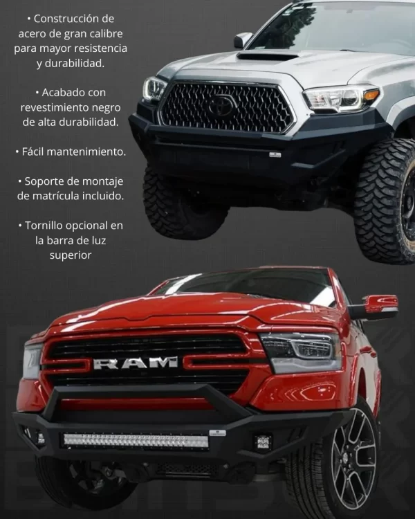 Defensa Delantera Frz Mastodon P/ Toyota Tacoma 2016 - 2023