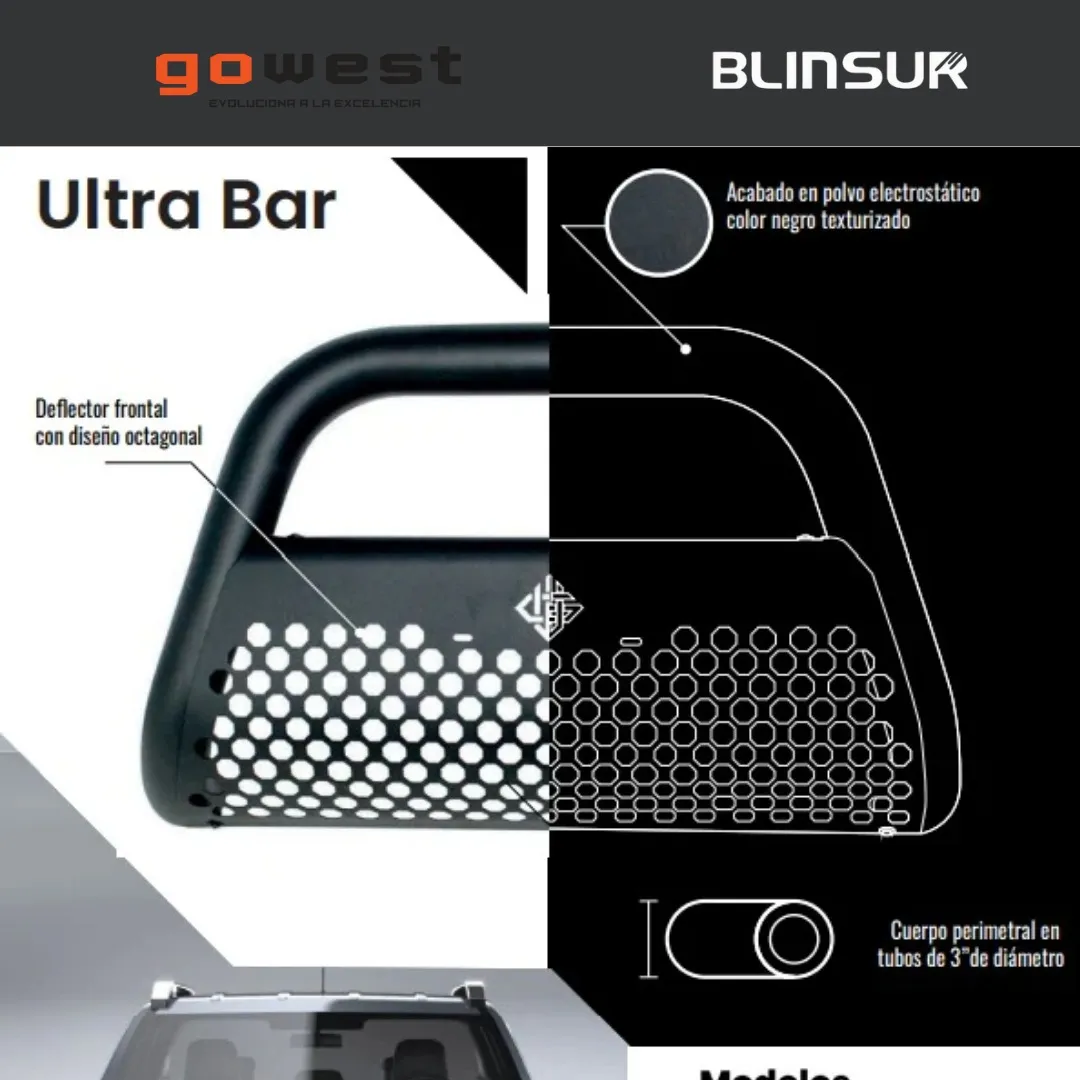 Burrera Ultra Bar Texturizada Para Ford Ranger 2010 - 2012 - Image 3