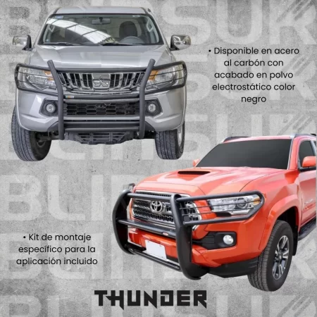 Burrera Euroguard Toyota Hilux 2009 - 2024 Thunder - Image 3