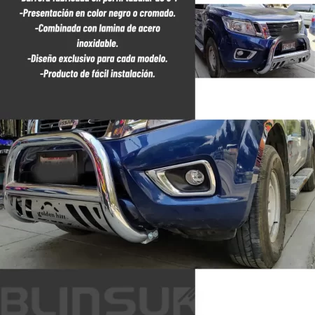 Burrera Tumbaburros Gh Cromada Para Ford Ranger 1998 - 2009 - Image 3