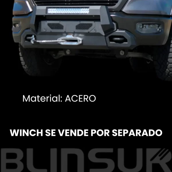 Bumper Delantero Para Winch Toyota Tundra 2022-2025