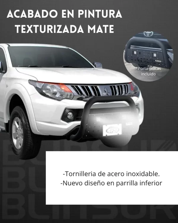 Kit Burrera Black Chevrolet Colorado 2013 - 2015 + 2 Faros