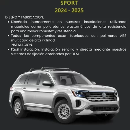 Bumper Guard Delantero Atlas Pa2 / Cross Sport 2024 2025 - Image 3