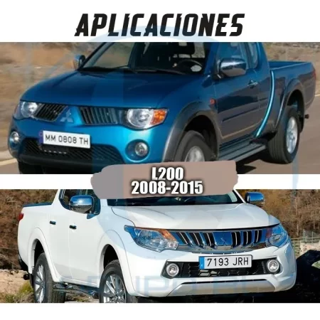 Burrera Super Bronco Mitsubishi L200 2008-2015 Negro - Image 3