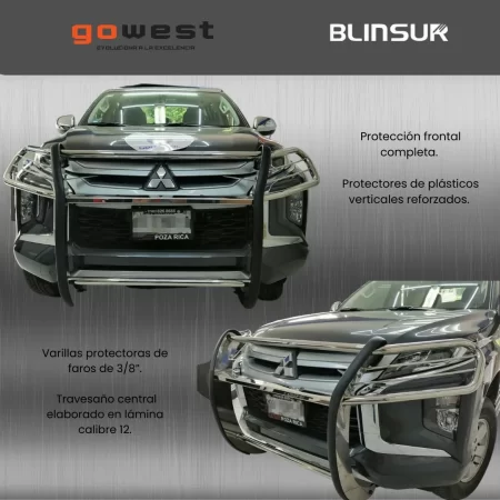 Burrera Euroguard Chevrolet Silverado 2019 - 2022 Inoxidable - Image 3