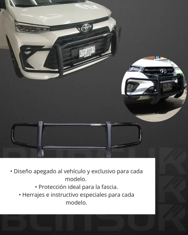 Burrera Eurobumper Delantera Toyota Avanza 2016 - 2022