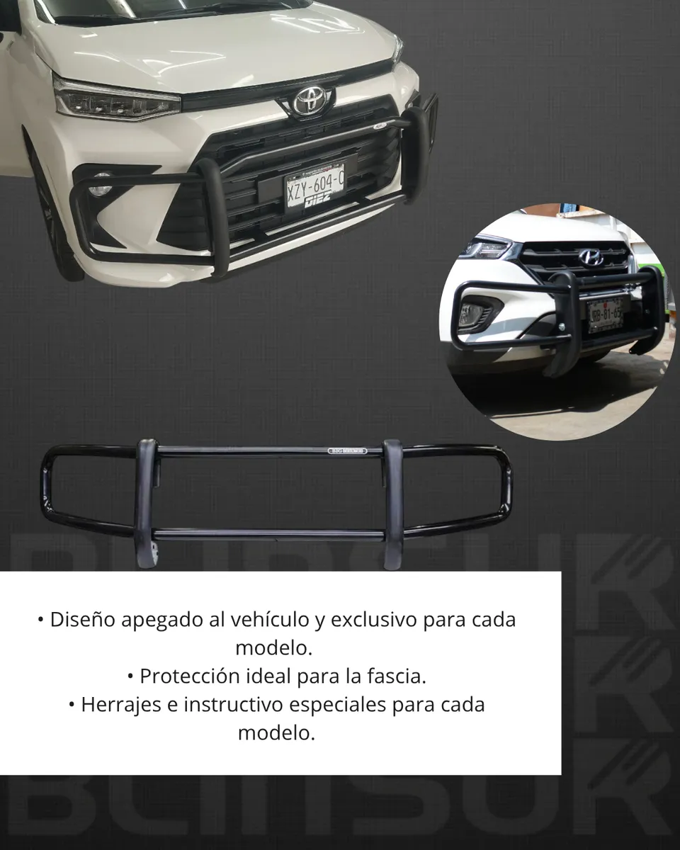 Burrera Eurobumper Delantero Toyota Avanza 2016 - 2022 - Image 3