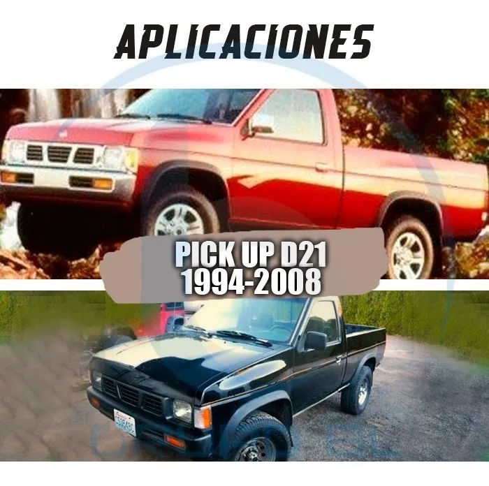 Burrera Super Bronco Nissan Pick Up D-21 1994-2008 Negro - Image 3