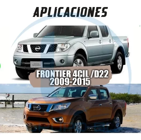 Burrera Super Bronco Nissan D22/frontier 4ci 2009-2015 Negro