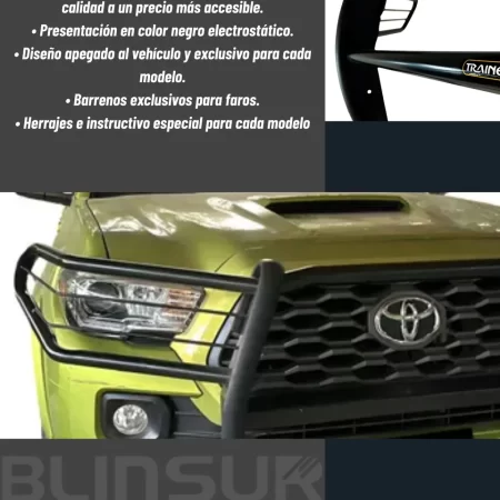 Burrera Defensa Cubrefaros Para Toyota Tacoma 2016 - 2023 - Image 3