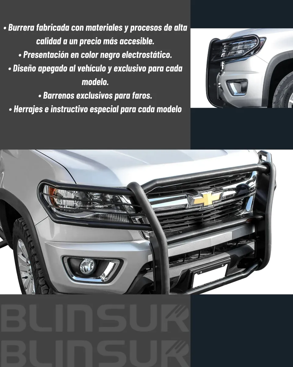 Burrera Defensa Cubrefaros Chevrolet Colorado 2016 - 2020 - Image 3