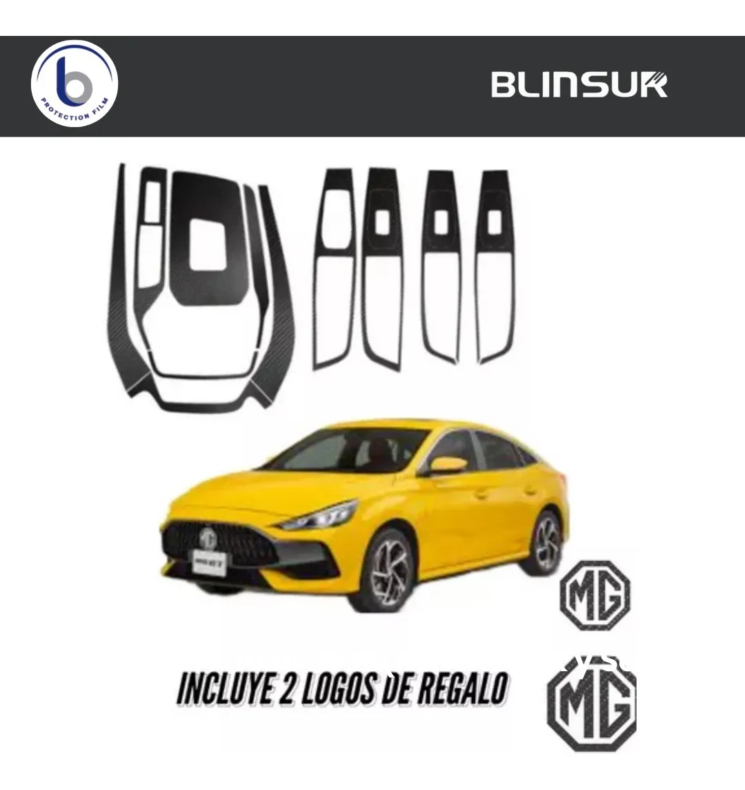 Sticker Protector De  Puertas Y Panel Central Mg Gt 22 - 23 - Image 3